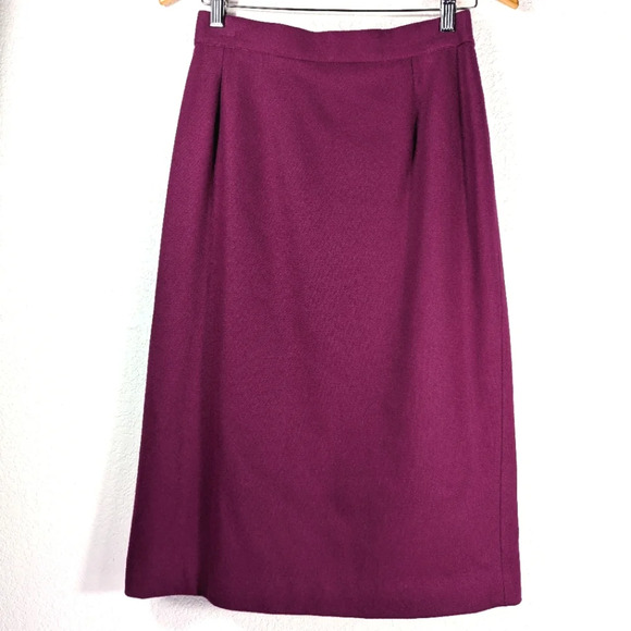 Koret Dresses & Skirts - Vintage Koret 100% Pure Wool Pink Lined Retro Midi Skirt